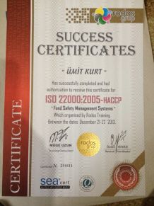 ISO 22000 : 2005 HACCP 